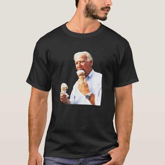 Joe Biden Eating Ice Cream 2020 T-shirt (Voorkant)