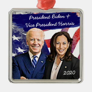 Joe Biden en Kamala Harris 2020 US-verkiezingen Metalen Ornament