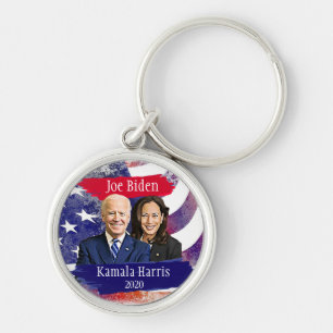 Joe Biden en Kamala Harris 2020 Verkiezingsauto Sleutelhanger