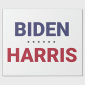Joe Biden en Kamala Harris (Verkiezingen 2020 in d Cadeaupapier (Vlak)