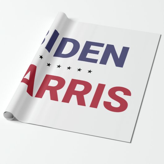 Joe Biden en Kamala Harris (Verkiezingen 2020 in d Cadeaupapier (Uitgerold)