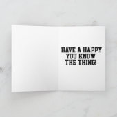 JOE BIDEN EST D'ACCORD SUR LA Carte D'ANNIVERSAIRE (Intérieur)