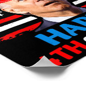 Joe Biden Funn op 4 juli, blij op 4 juli Poster (Hoek)