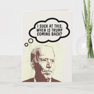 JOE BIDEN FUNNY BIRTHDAY TRUMP CARTES