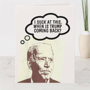 JOE BIDEN FUNNY BIRTHDAY TRUMP KAARTEN