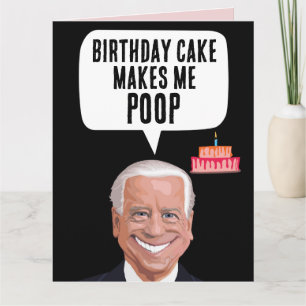 JOE BIDEN FUNNY BIRTHDAY Wenskaarten Kaart