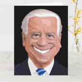 JOE BIDEN FUNNY CARTES D'ANNIVERSAIRE (Fleur jaune)