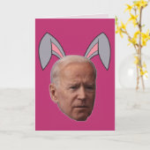 JOE BIDEN FUNNY CARTES DE PÂQUES (Fleur jaune)