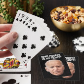 JOE BIDEN FUNNY DIE ZICH OPGESTELD HEEFT? KARTONNE POKERKAARTEN (Insitu)