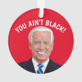JOE BIDEN FUNNY POOPÉ NOËL ORNAMENTS (dos)