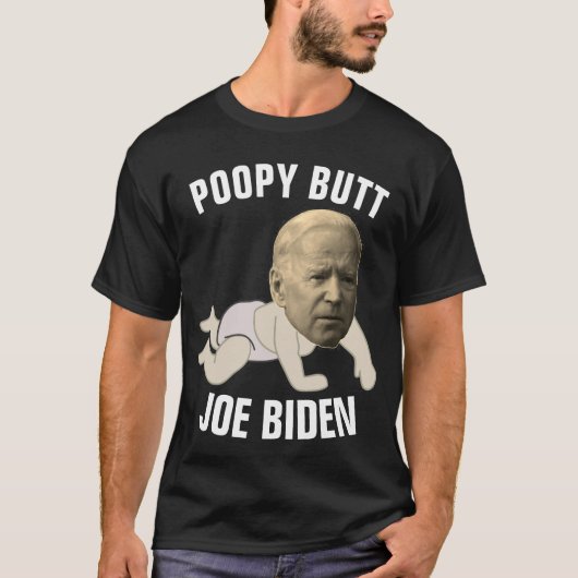 JOE BIDEN FUNNY POPPY MAIS T-Shirts drôles (Devant)