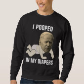 JOE BIDEN GEPOEPT IN LUIERS GRAPPIGE T-shirts (Voorkant)
