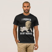 JOE BIDEN GEPOEPT IN LUIERS GRAPPIGE T-shirts (Voorkant volledig)