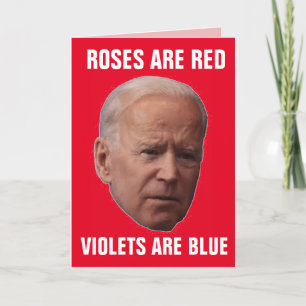 JOE BIDEN grappige VALENTIJNSDAG CARDS Feestdagen Kaart