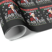 Joe Biden "Happy Easter"-kerstinpakpapier Cadeaupapier (Rol Hoek)