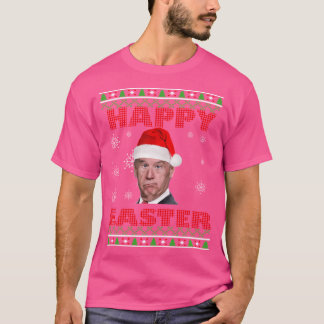 Joe Biden Happy Paast Ugly Kerstmis T-shirt
