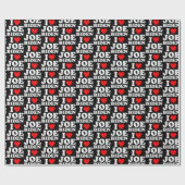 Joe Biden Heart Gift Cadeaupapier (Vlak)