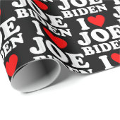 Joe Biden Heart Gift Cadeaupapier (Rol Hoek)