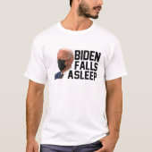 Joe Biden Herfsten Aslapen Funny Joe Biden Sleepin T-shirt (Voorkant)
