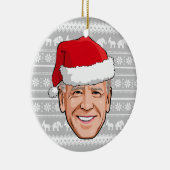 Joe Biden Holiday Ceramic Ornament (Rechts)
