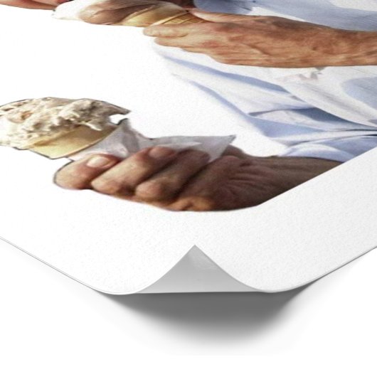 Joe Biden Ice Cream Meme Poster (Hoek)