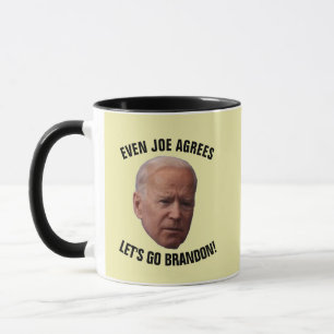 JOE BIDEN IS HET EENS MET BRANDON! COFFEE MUGS MOK