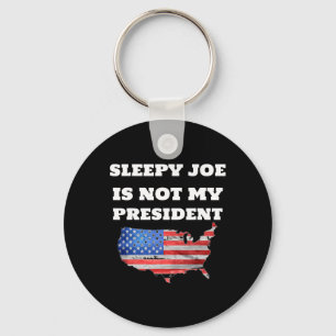 Joe Biden is niet mijn President Harris USA Sleutelhanger