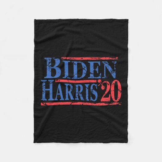 Joe Biden Kamala Harris 2020 Fleece Deken (Voorkant)