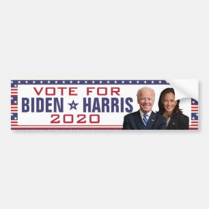 Joe Biden Kamala Harris 2020 Foto President Vice Bumpersticker