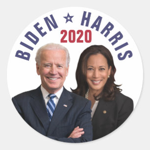 Joe Biden Kamala Harris 2020 President Vice Foto's Ronde Sticker