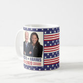 Joe Biden Kamala Harris 2020 US President Foto Koffiemok (Voorkant links)