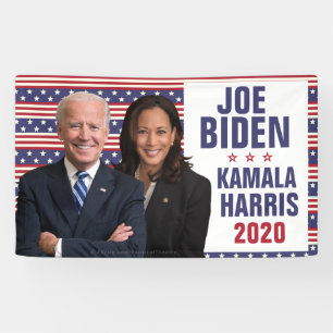 Joe Biden Kamala Harris 2020 US President Foto Spandoek