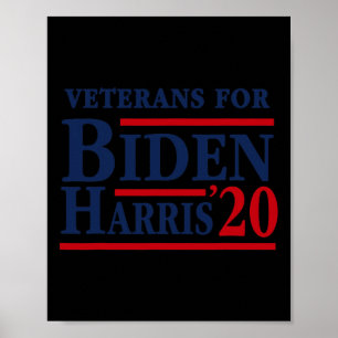 Joe Biden Kamala Harris 2020 Verkiezingen Poster