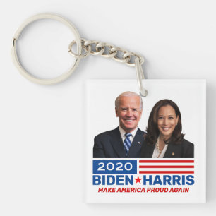 Joe Biden Kamala Harris 2020 Verkiezingscampagne Sleutelhanger