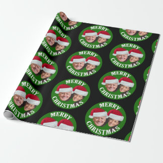 Joe Biden Kamala Harris 2020 w/ Santa Hats - zwart Cadeaupapier