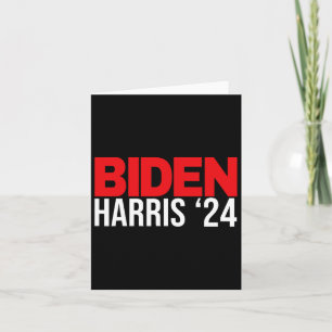 Joe Biden Kamala Harris 2024 Stemcadeau Herverkiez Kaart