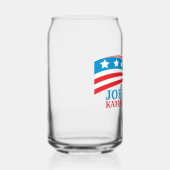 Joe Biden Kamala Harris 2024 Verkiezingsgolf Blikvorm Glas (Rechts)
