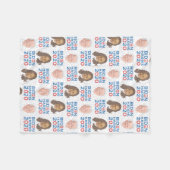 Joe Biden & Kamala Harris Fleece Blanket (Voorkant (Horizontaal))