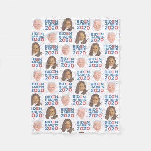 Joe Biden & Kamala Harris Fleece Blanket (Voorkant)