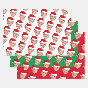 Joe Biden Kerstmis Inpakpapier Vel