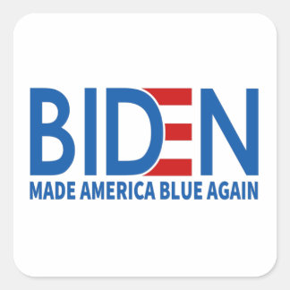 Joe Biden maakte Amerika weer blauw Vierkante Sticker