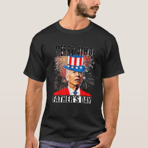 Joe Biden Merry 4th van Vaderdag grappige 4e van J T-shirt