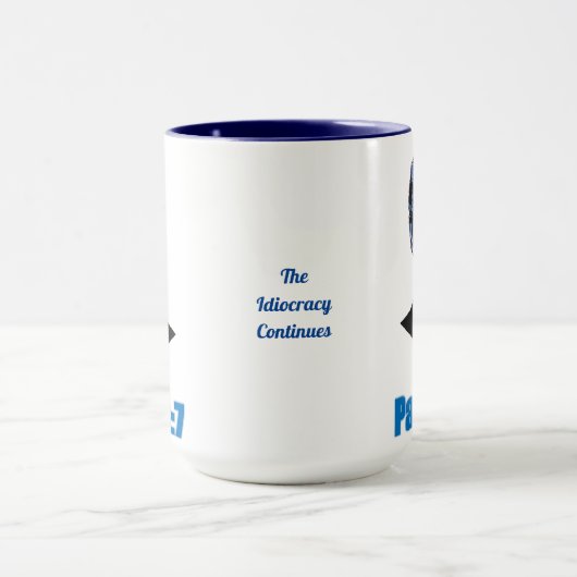 Joe Biden Palm 28:7 (Idiocratie) Mok (Midden)