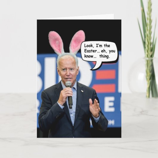 Joe Biden Pasen Kaart (Voorkant)