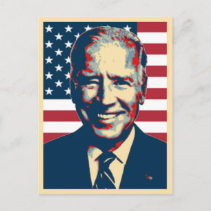 Joe Biden Patriotic Briefkaart