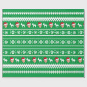 Joe Biden Pattern Holiday Cadeaupapier (Vlak)