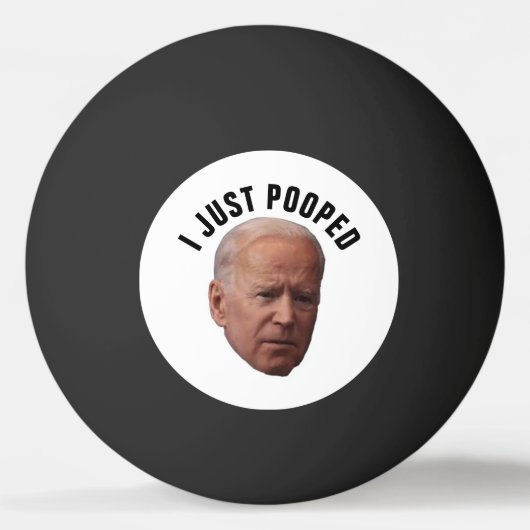 JOE BIDEN PINGT IK PAS PONG BALLS PINGPONGBALLEN (Voorkant)