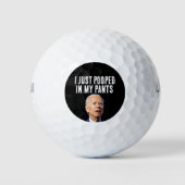 JOE BIDEN POOPED PANTS BALLES DE GOLF FUNNY (Devant)