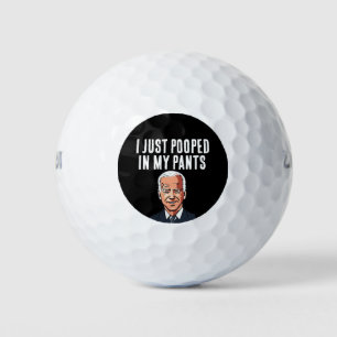 JOE BIDEN POOPED PANTS BALLES DE GOLF FUNNY