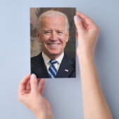 Joe Biden Portrait Foto Flyer (Hand)